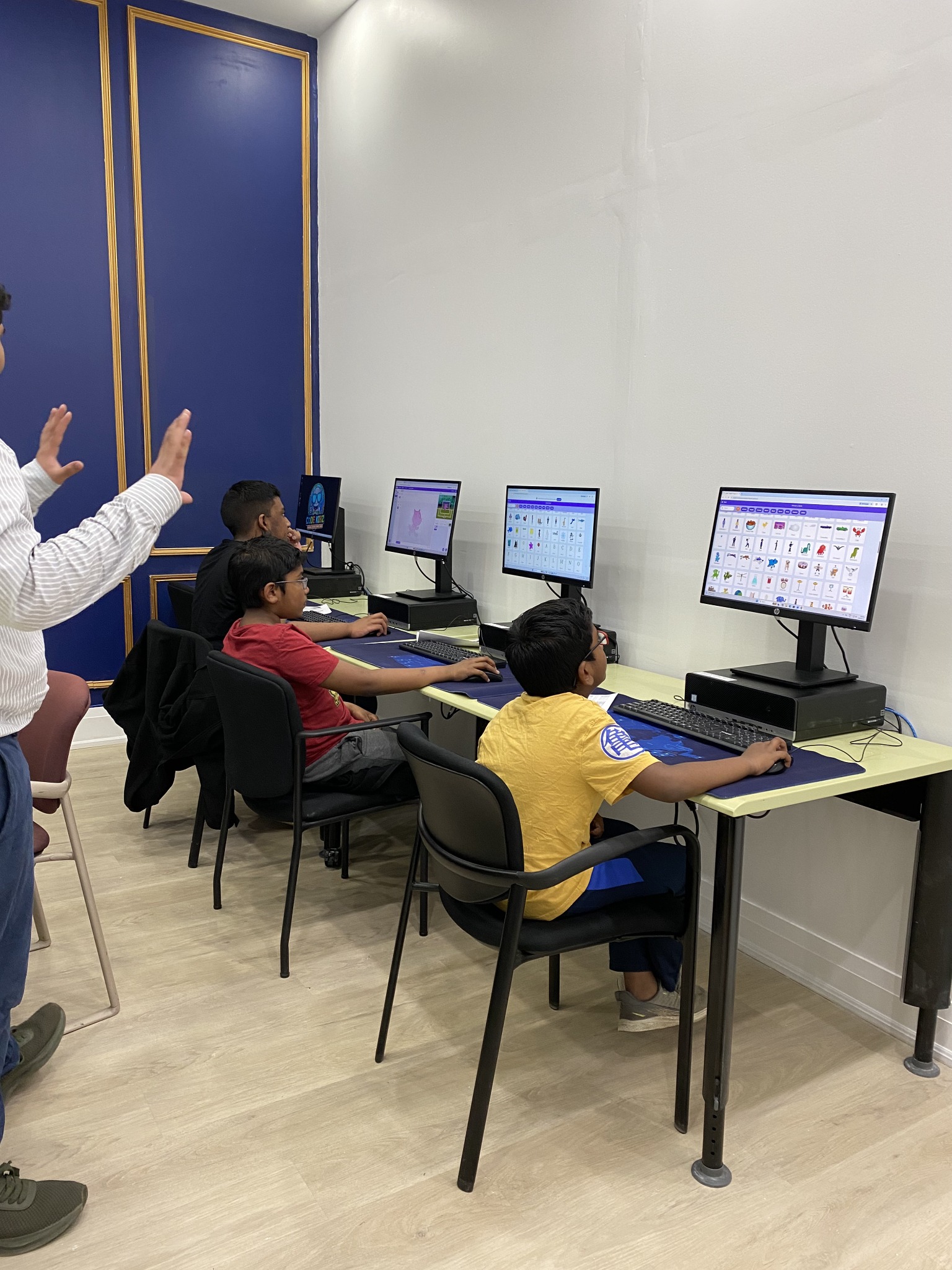 CodeKidz classroom setup